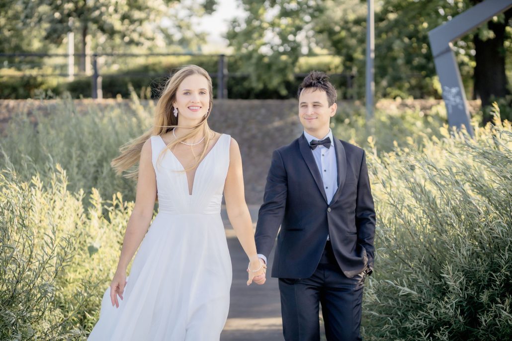 Para młoda Natalia i Jakub w dniu ślubu